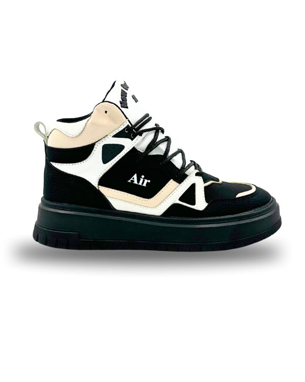 نایک ساق AIR مشکی سفید کرم