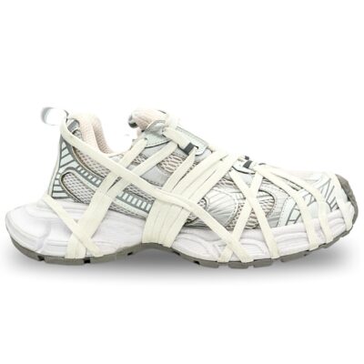 کتونی بالنسیاگا اسپایدار مردانه سفید طوسی کد 002181027