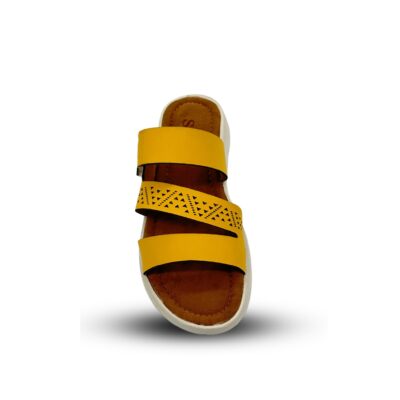 دمپایی 7003 لیزری زنانه زرد کد 00501711