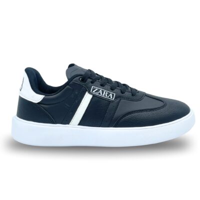 کتونی زارا مردانه مشکی سفید کد 04501023