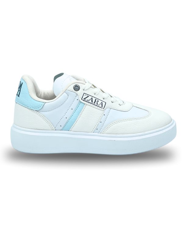 کتونی ونس زارا زنانه سفید آبی کد 04502047