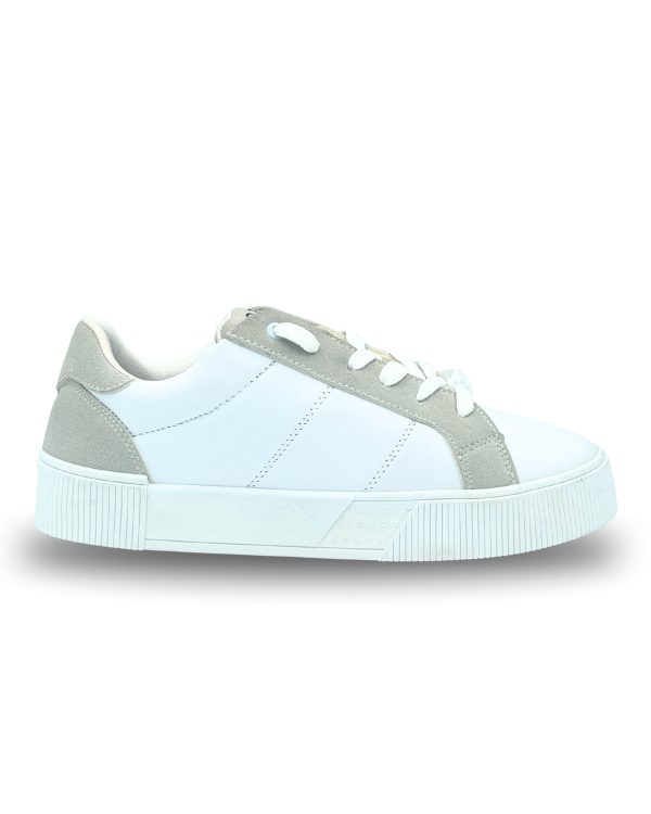 کتونی ونس زارا مردانه سفید کرم کد 03801022