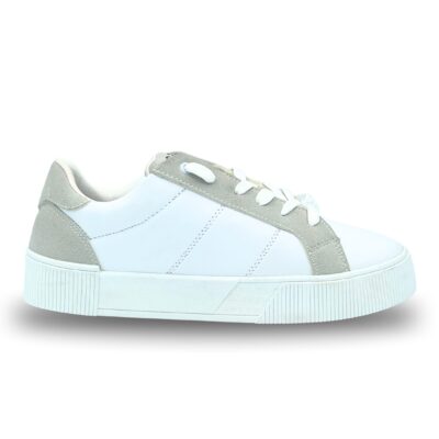 کتونی ونس زارا مردانه سفید کرم کد 03801022