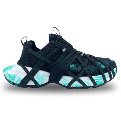 کتونی بالنسیاگا اسپایدر مردانه مشکی (براش سبز) کد 014601448