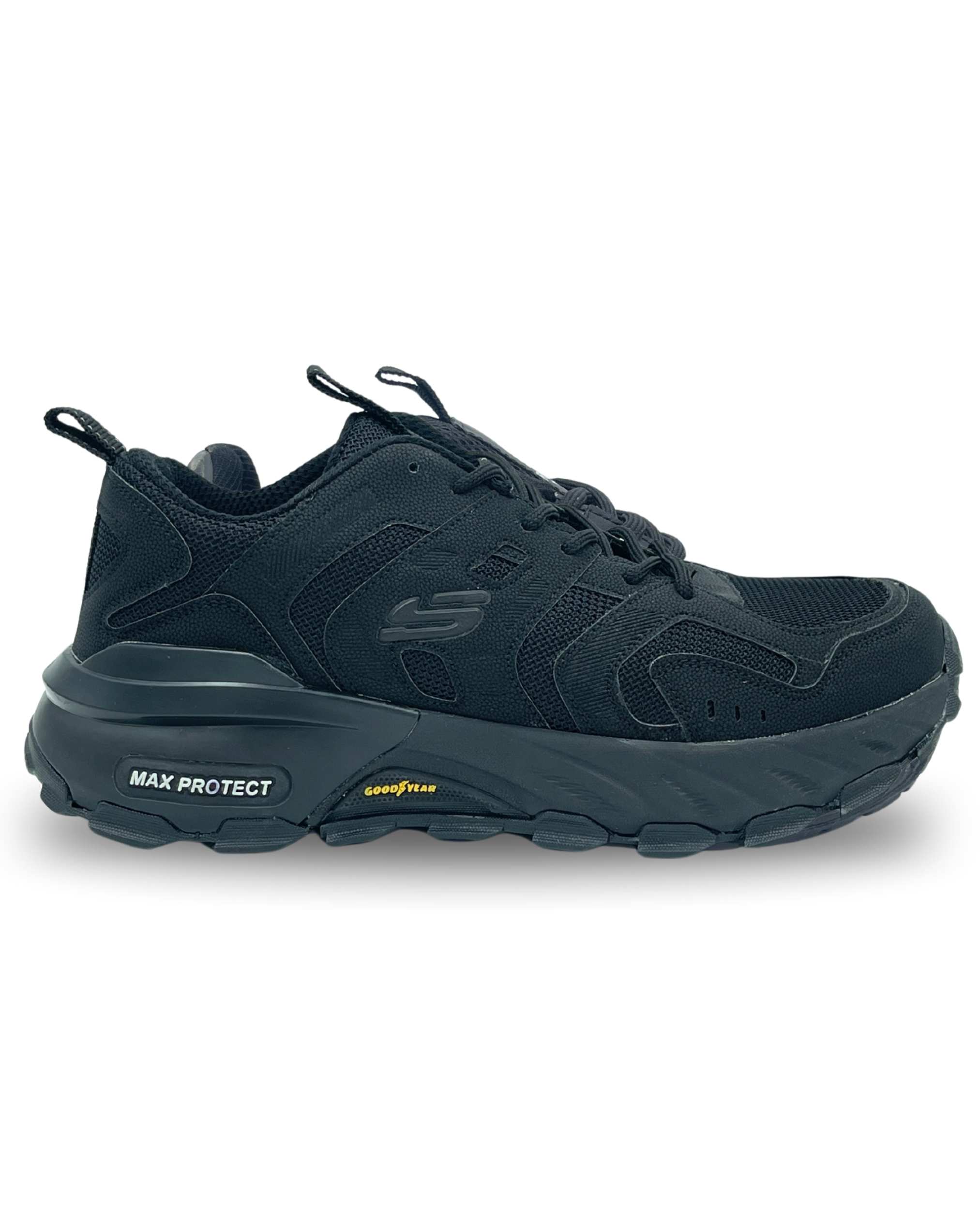 Skechers EVA Men's Sneakers, Black, Code 04101415 کتونی اسکیچرز EVA مردانه مشکی تمام کد 04101415