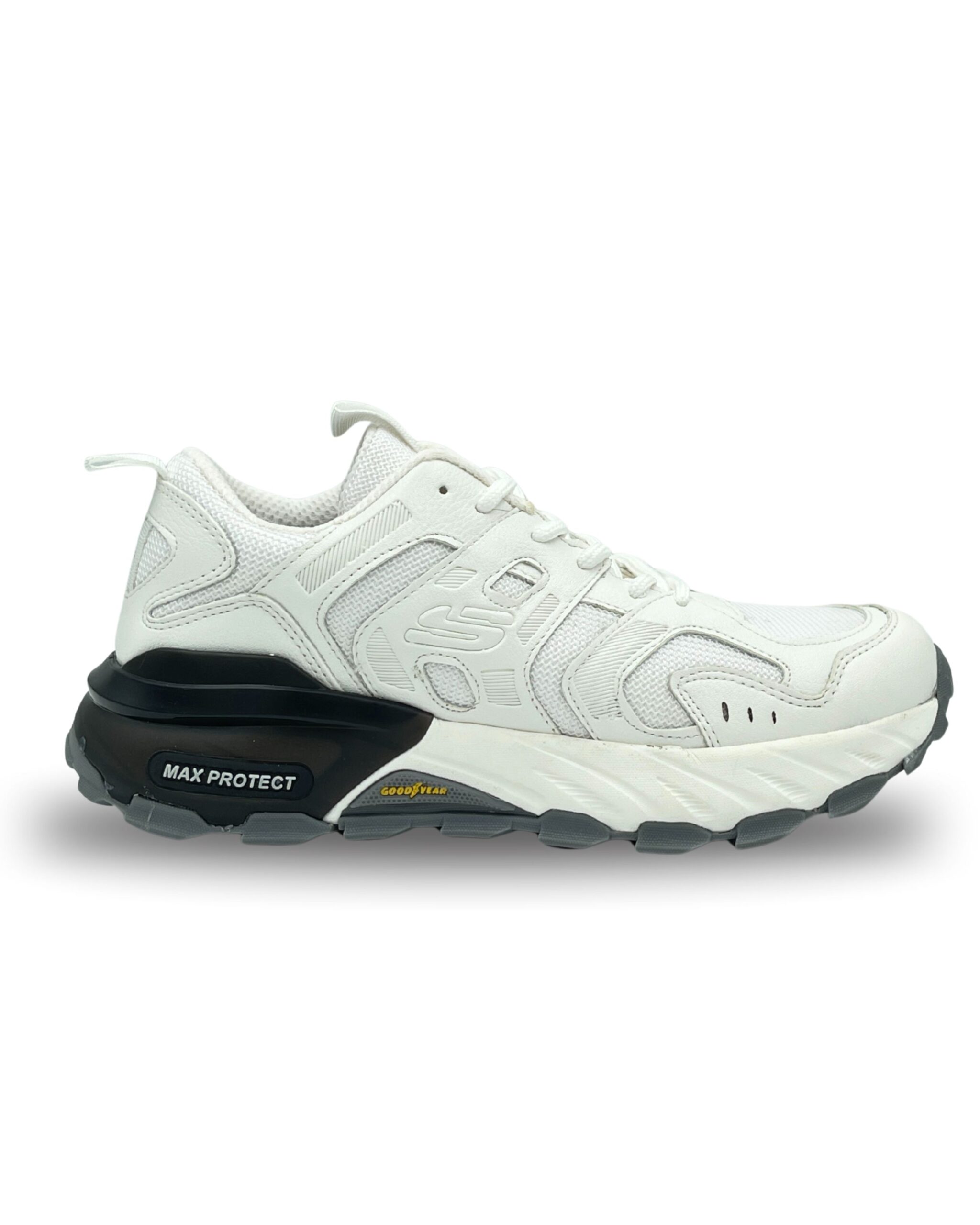 Skechers EVA Men's Sneakers White Black Code 04101418 کتونی اسکیچرز EVA مردانه سفید مشکی کد 04101418