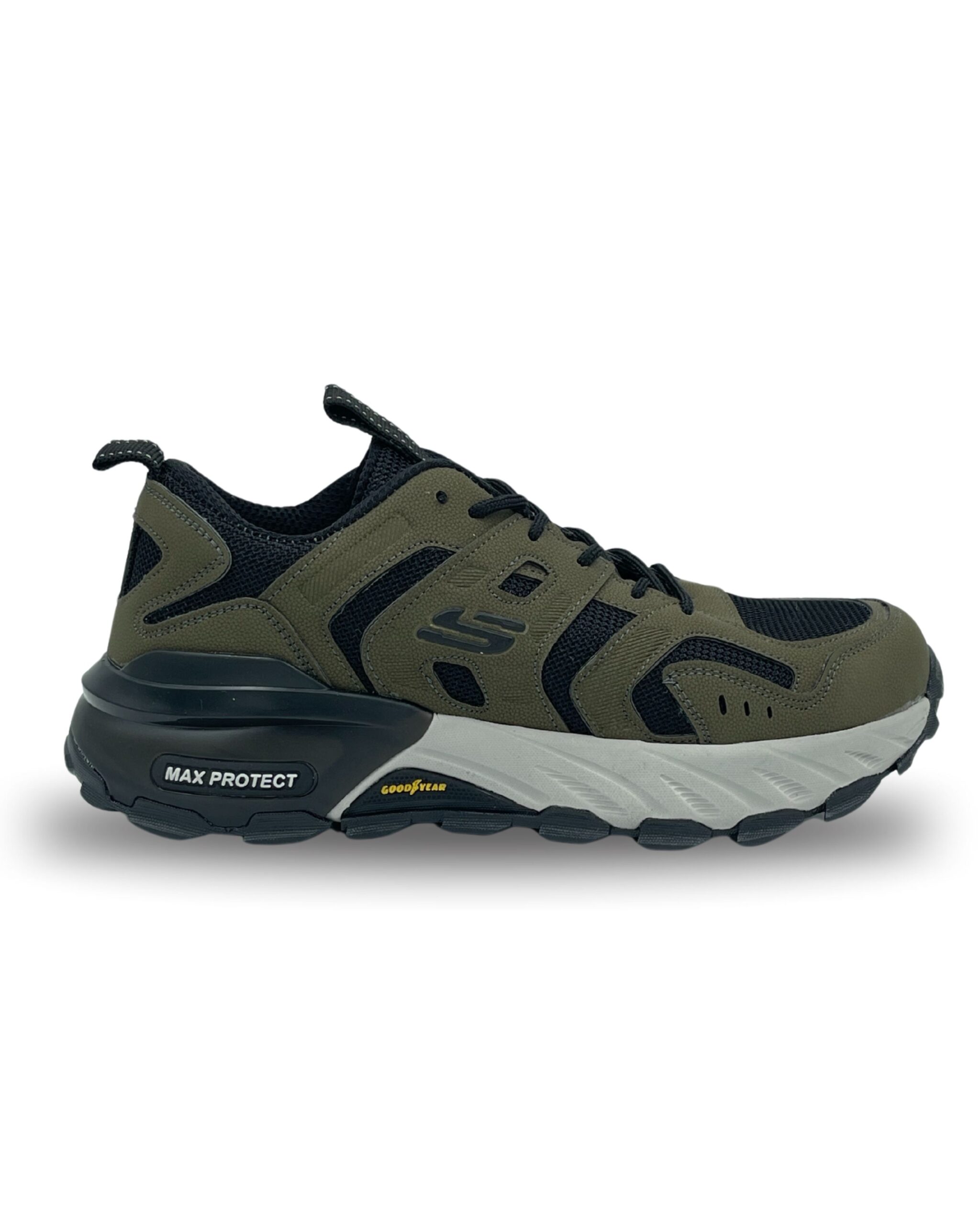 Skechers EVA Men's Sneakers Olive Black Code 04101420 کتونی اسکیچرز EVA مردانه زیتونی مشکی کد 04101420