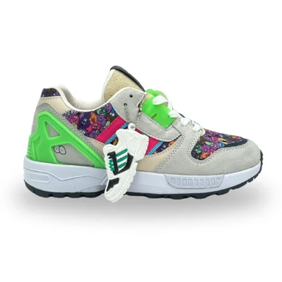 کتونی آدیداس ZX 8000 کرونا زنانه طوسی فسفری کد 00306467