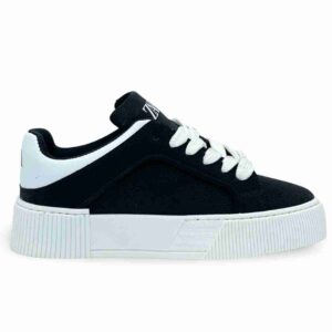 کتونی 1501 زارا مردانه مشکی پشت سفید (توکیو) کد 04401231
