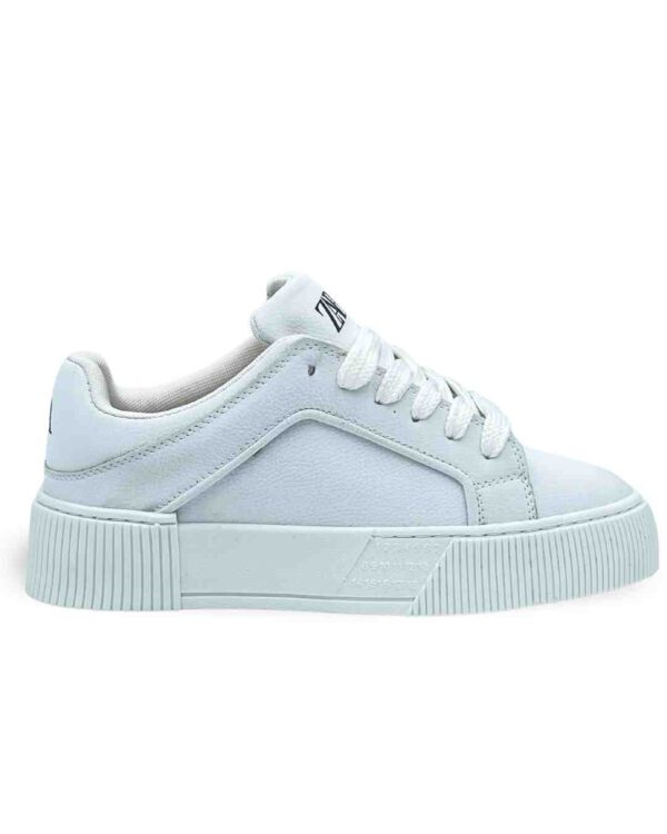 کتونی زارا 1501 مردانه سفید تمام کد 04401229