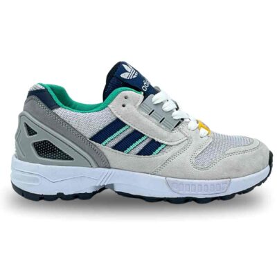 کتونی آدیداس ZX 8000 مردانه طوسی کالباسی کد 02102076