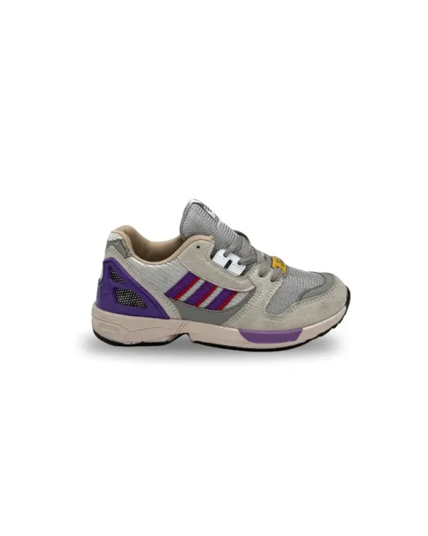 کتونی آدیداس ZX 8000 پسرانه طوسی بنفش کد 00702090