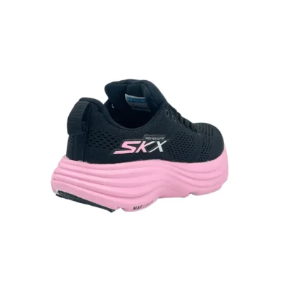کتونی اسکیچرز skx 500 زنانه مشکی صورتی کد 01702106