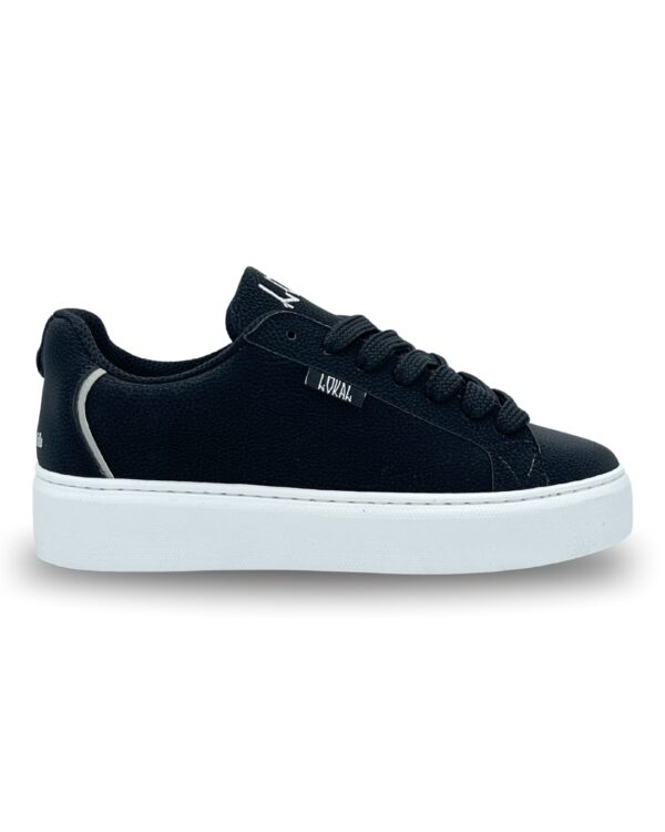 کتونی لوکال مردانه مشکی طوسی کد 021701020
