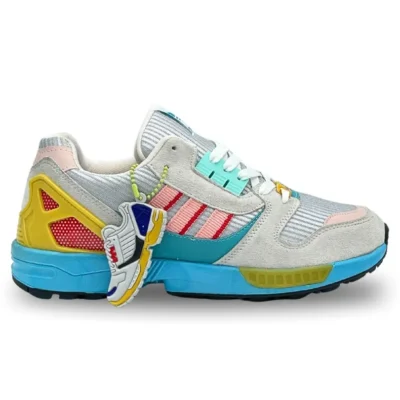 کتونی آدیداس ZX 8000 مردانه کرم خط کالباسی کد 002221204