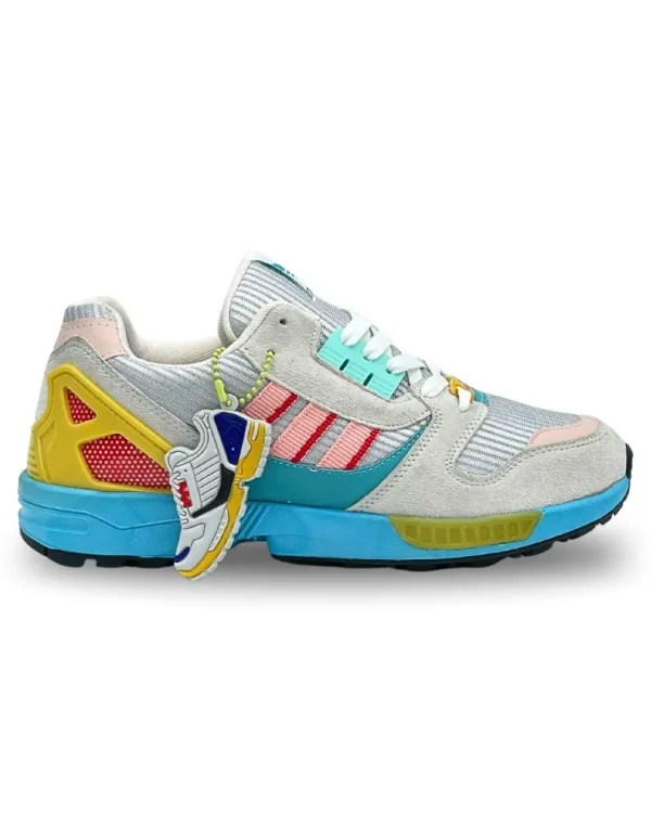کتونی آدیداس ZX 8000 مردانه کرم خط کالباسی کد 002221204