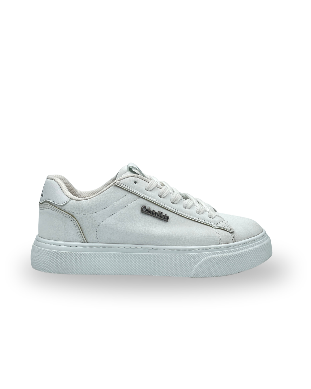 Men's All-White Calvin Sneakers (Code 01801715) کتونی کلوین سفید تمام مردانه کد 01801715