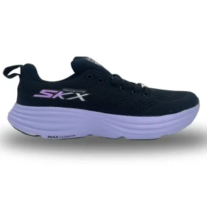 کتونی skx 500 زنانه مشکی یاسی کد 1702107