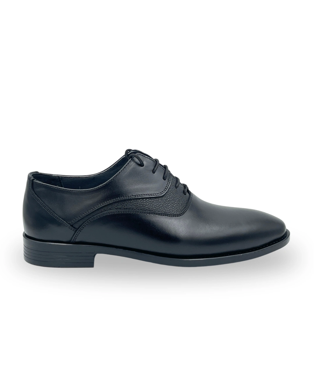 Men's lace-up leather shoes, code 023601005 کفش چرم بنددار مردانه کد 023601005