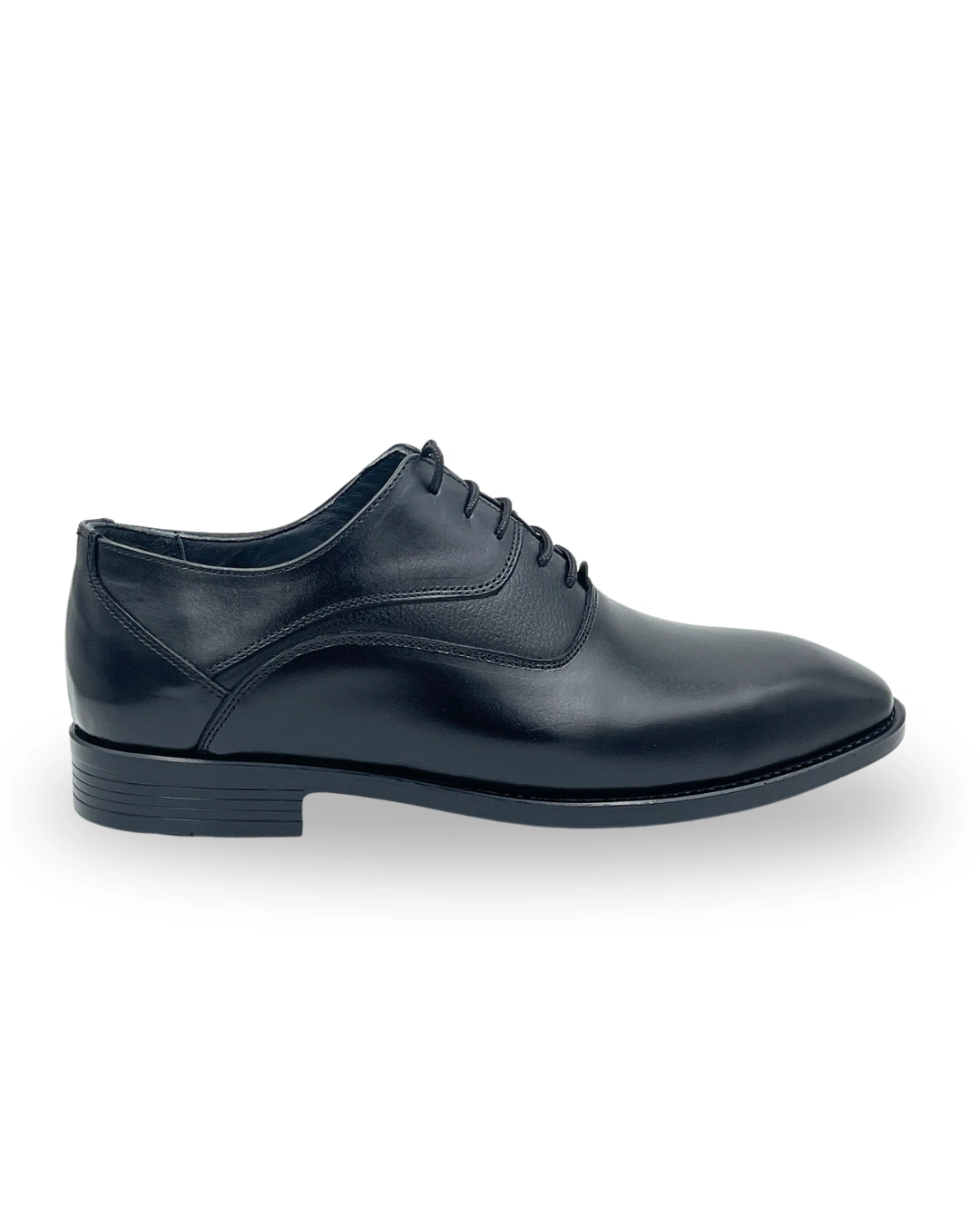 Leather shoes with horned soles, code 023601006 کفش چرم بندی پرتوم شاخدار کد 023601006